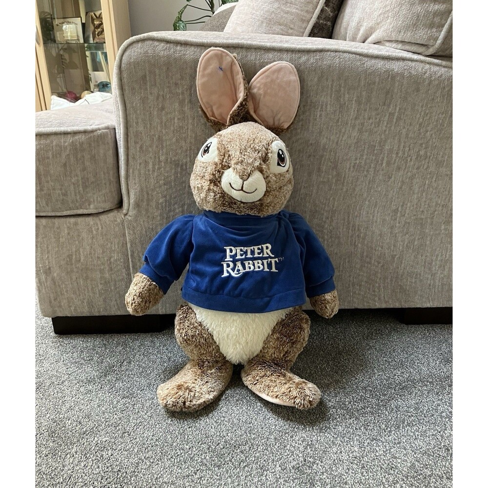 Peter Rabbit Standing Porch Greeter Plush Easter Decoration 24" Dan Dee 2022 Toy